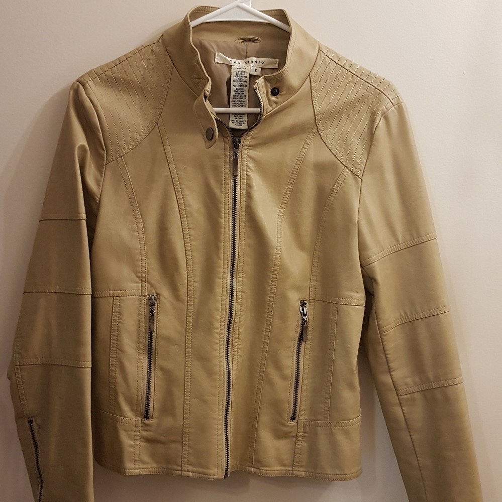 Max Studio PU Moto Jacket